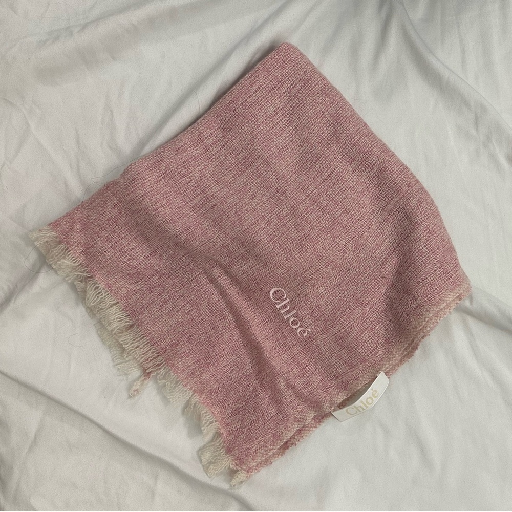Chloe pink scarf